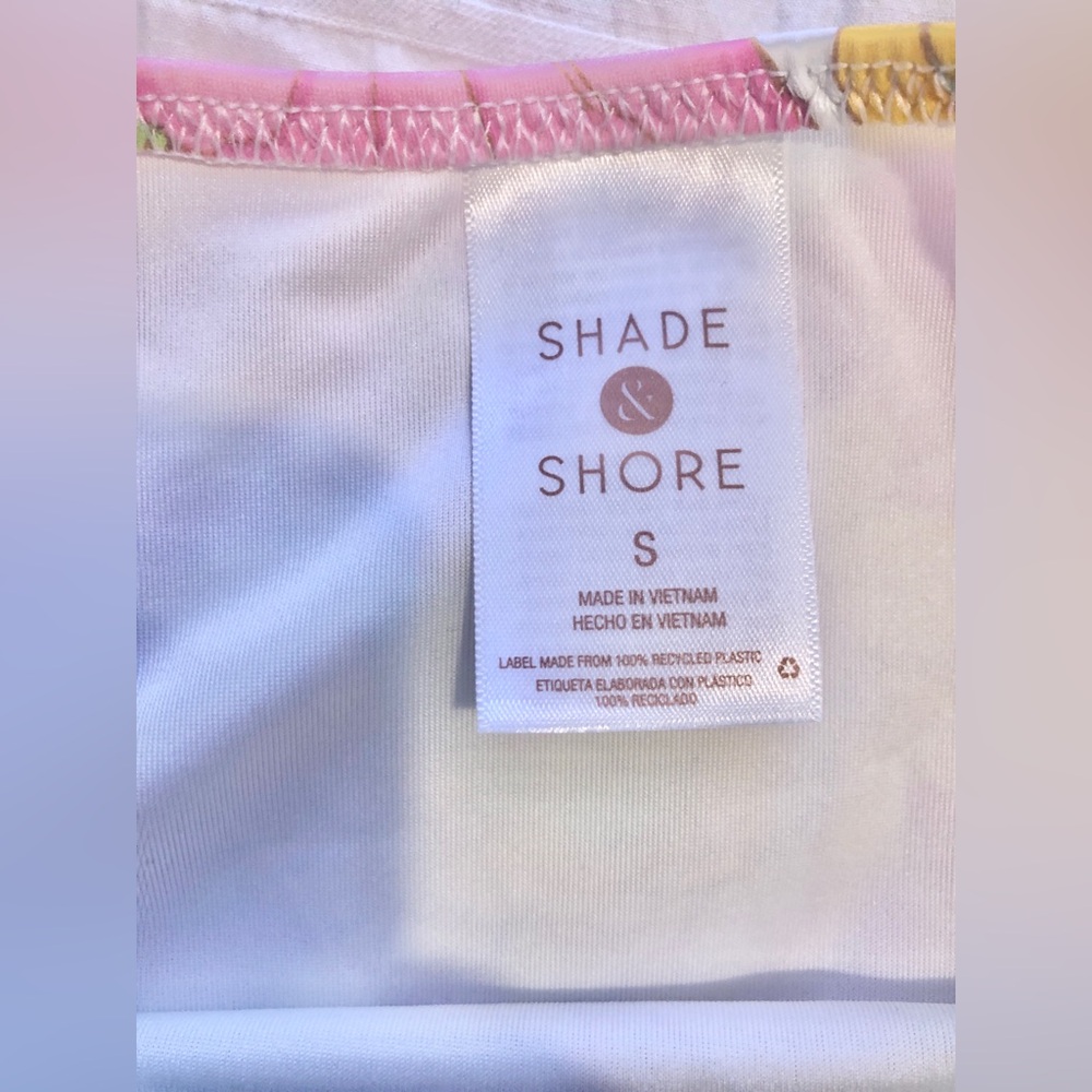 NWT Shade & Shore Floral Bikini Bottom High Cut size Small - Picture 3 of 5